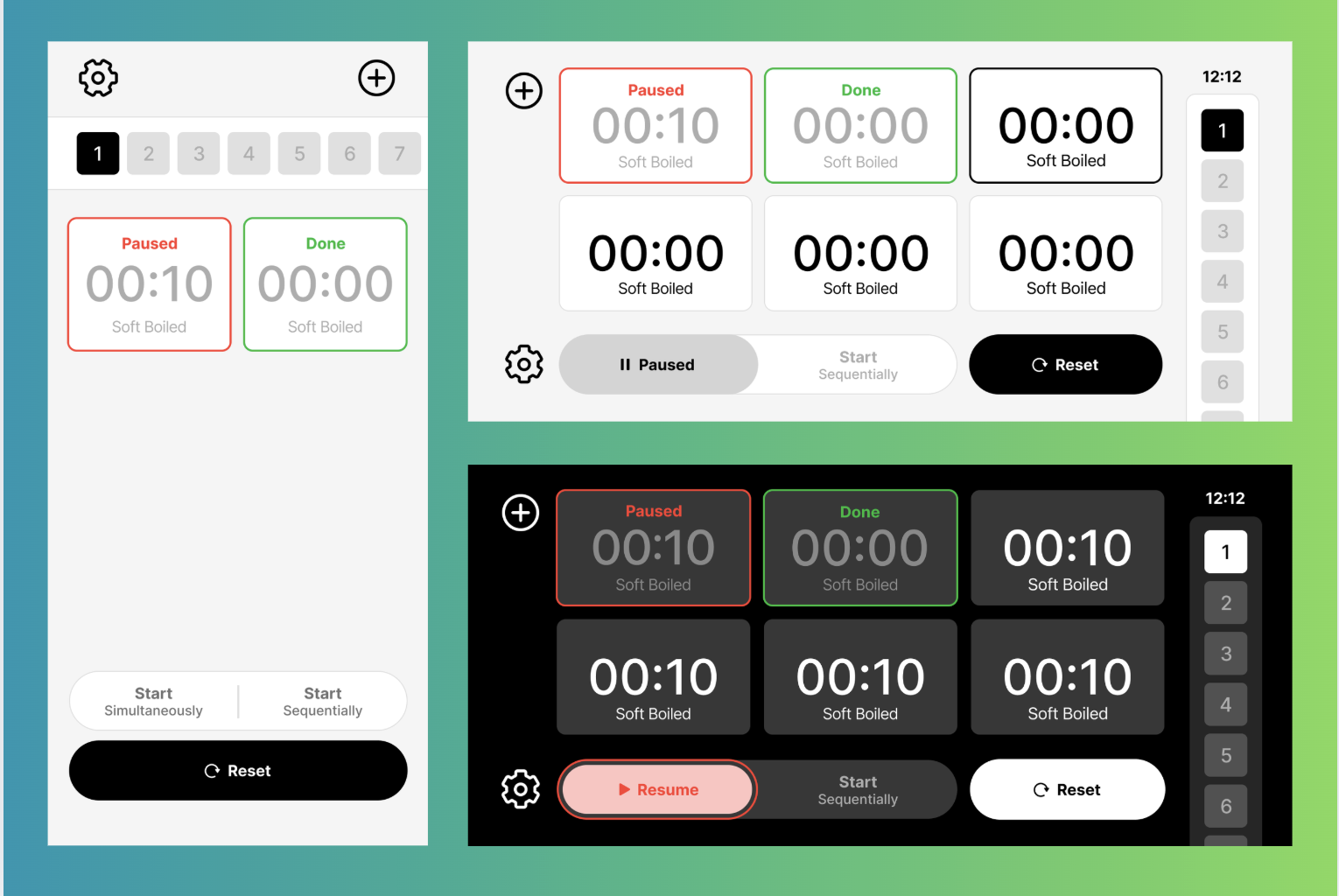 Simply Multi Timer App (iOS / Android)
